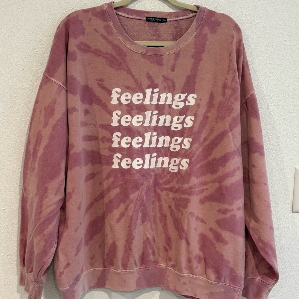 Nasty Gal Pink Sweatshirt